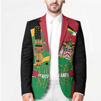 St Kitts and Nevis Sugar Mas Blazer Caribbean Masquerade Flag Color - Wonder Print Shop