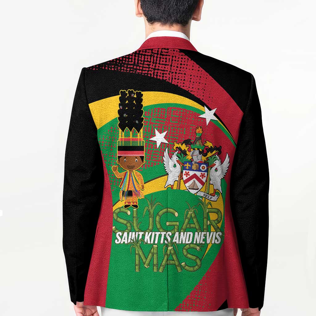 St Kitts and Nevis Sugar Mas Blazer Caribbean Masquerade Flag Color - Wonder Print Shop