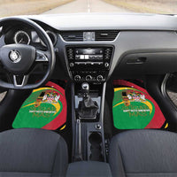 St Kitts and Nevis Sugar Mas Car Mats Caribbean Masquerade Flag Color - Wonder Print Shop