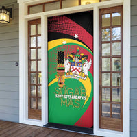 St Kitts and Nevis Sugar Mas Door Cover Caribbean Masquerade Flag Color - Wonder Print Shop