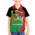 St Kitts and Nevis Sugar Mas Family Matching Short Sleeve Bodycon Dress and Hawaiian Shirt Caribbean Masquerade Flag Color - Wonder Print Shop
