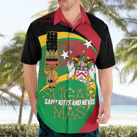 St Kitts and Nevis Sugar Mas Hawaiian Shirt Caribbean Masquerade Flag Color - Wonder Print Shop