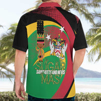 St Kitts and Nevis Sugar Mas Hawaiian Shirt Caribbean Masquerade Flag Color - Wonder Print Shop