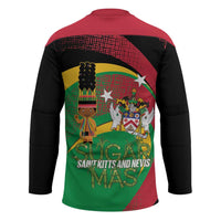 St Kitts and Nevis Sugar Mas Hockey Jersey Caribbean Masquerade Flag Color - Wonder Print Shop
