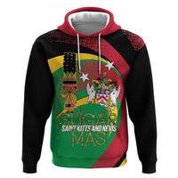 St Kitts and Nevis Sugar Mas Hoodie Caribbean Masquerade Flag Color - Wonder Print Shop