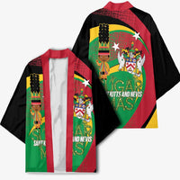 St Kitts and Nevis Sugar Mas Kimono Caribbean Masquerade Flag Color - Wonder Print Shop