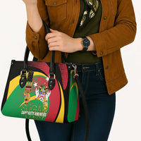 St Kitts and Nevis Sugar Mas Leather Bag Caribbean Masquerade Flag Color - Wonder Print Shop