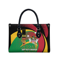 St Kitts and Nevis Sugar Mas Leather Bag Caribbean Masquerade Flag Color - Wonder Print Shop