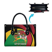 St Kitts and Nevis Sugar Mas Leather Bag Caribbean Masquerade Flag Color - Wonder Print Shop