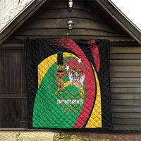 St Kitts and Nevis Sugar Mas Quilt Caribbean Masquerade Flag Color - Wonder Print Shop
