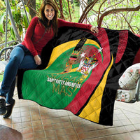 St Kitts and Nevis Sugar Mas Quilt Caribbean Masquerade Flag Color - Wonder Print Shop