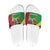 St Kitts and Nevis Sugar Mas Slide Sandals Caribbean Masquerade Flag Color - Wonder Print Shop