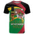 St Kitts and Nevis Sugar Mas T Shirt Caribbean Masquerade Flag Color - Wonder Print Shop