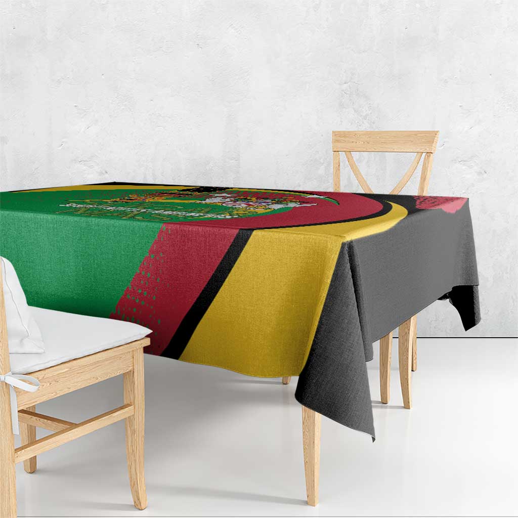 St Kitts and Nevis Sugar Mas Tablecloth Caribbean Masquerade Flag Color - Wonder Print Shop