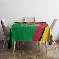 St Kitts and Nevis Sugar Mas Tablecloth Caribbean Masquerade Flag Color - Wonder Print Shop