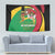 St Kitts and Nevis Sugar Mas Tapestry Caribbean Masquerade Flag Color - Wonder Print Shop