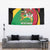 St Kitts and Nevis Sugar Mas Tapestry Caribbean Masquerade Flag Color - Wonder Print Shop