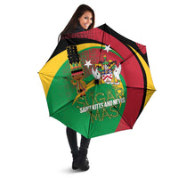 St Kitts and Nevis Sugar Mas Umbrella Caribbean Masquerade Flag Color - Wonder Print Shop