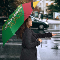 St Kitts and Nevis Sugar Mas Umbrella Caribbean Masquerade Flag Color - Wonder Print Shop