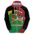 St Kitts and Nevis Sugar Mas Zip Hoodie Caribbean Masquerade Flag Color - Wonder Print Shop