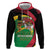 St Kitts and Nevis Sugar Mas Zip Hoodie Caribbean Masquerade Flag Color - Wonder Print Shop