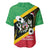 St Kitts and Nevis Christmas Baseball Jersey 869 Proud With Map - Wonder Print Shop
