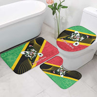St Kitts and Nevis Christmas Bathroom Set 869 Proud With Map - Wonder Print Shop