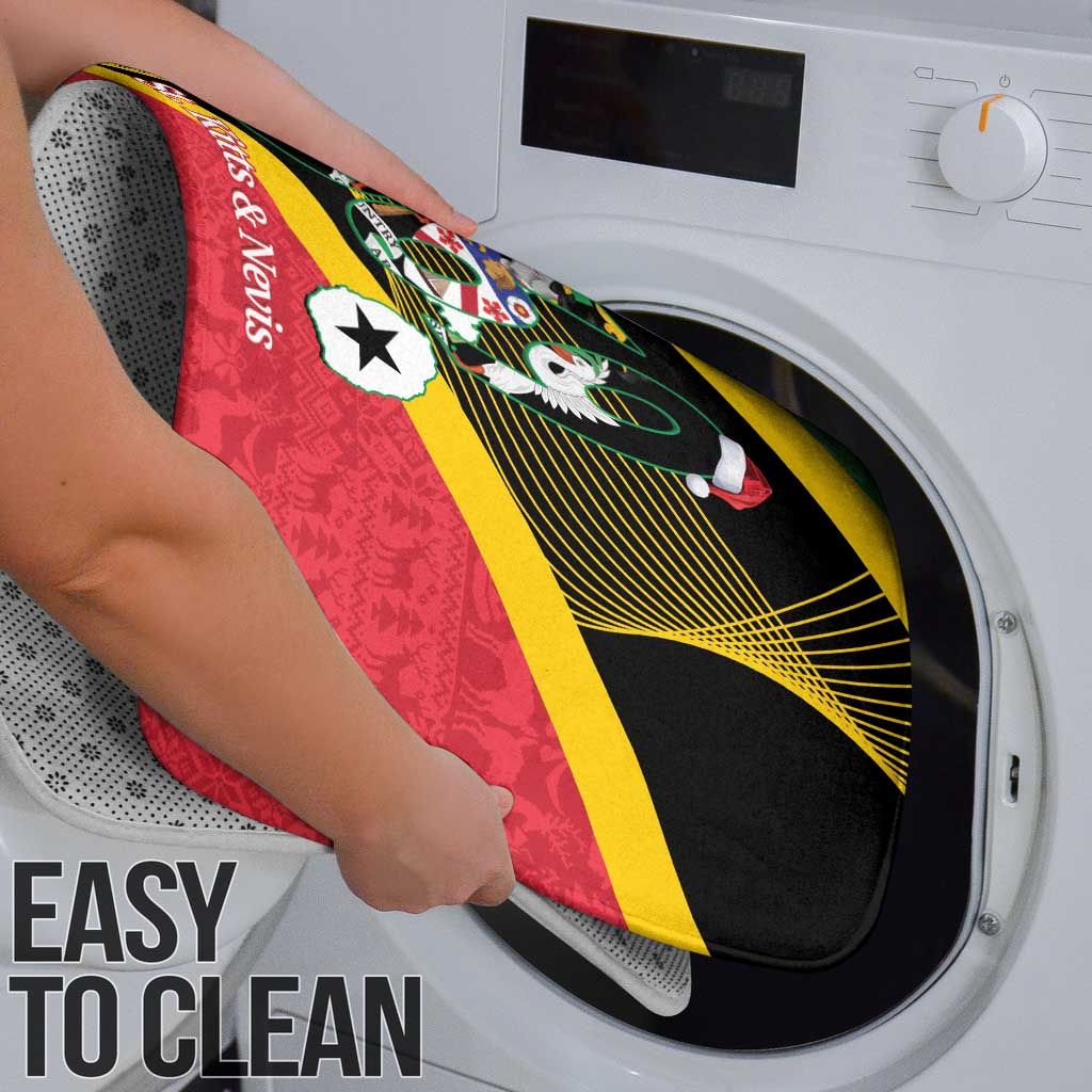 St Kitts and Nevis Christmas Bathroom Set 869 Proud With Map - Wonder Print Shop