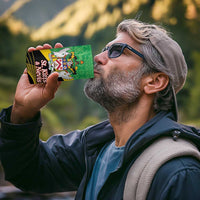 St Kitts and Nevis Christmas 4 in 1 Can Cooler Tumbler 869 Proud With Map - Wonder Print Shop