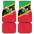 St Kitts and Nevis Christmas Car Mats 869 Proud With Map - Wonder Print Shop