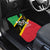 St Kitts and Nevis Christmas Car Mats 869 Proud With Map - Wonder Print Shop