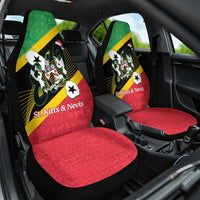 St Kitts and Nevis Christmas Car Seat Cover 869 Proud With Map - Wonder Print Shop