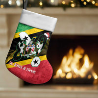 St Kitts and Nevis Christmas Stocking 869 Proud With Map - Wonder Print Shop