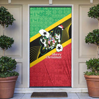 St Kitts and Nevis Christmas Door Cover 869 Proud With Map - Wonder Print Shop