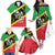 St Kitts and Nevis Christmas Family Matching Off The Shoulder Long Sleeve Dress and Hawaiian Shirt 869 Proud With Map - Wonder Print Shop
