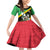 St Kitts and Nevis Christmas Family Matching Off Shoulder Short Dress and Hawaiian Shirt 869 Proud With Map - Wonder Print Shop