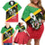 St Kitts and Nevis Christmas Family Matching Off Shoulder Short Dress and Hawaiian Shirt 869 Proud With Map - Wonder Print Shop