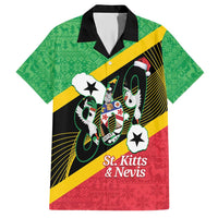 St Kitts and Nevis Christmas Family Matching Short Sleeve Bodycon Dress and Hawaiian Shirt 869 Proud With Map - Wonder Print Shop