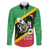 St Kitts and Nevis Christmas Family Matching Short Sleeve Bodycon Dress and Hawaiian Shirt 869 Proud With Map - Wonder Print Shop