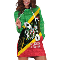 St Kitts and Nevis Christmas Hoodie Dress 869 Proud With Map - Wonder Print Shop