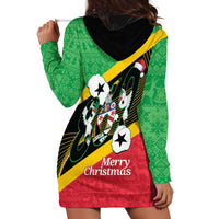 St Kitts and Nevis Christmas Hoodie Dress 869 Proud With Map - Wonder Print Shop