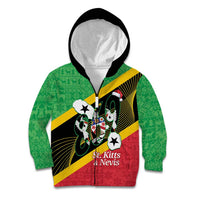 St Kitts and Nevis Christmas Kid Hoodie 869 Proud With Map - Wonder Print Shop