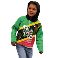 St Kitts and Nevis Christmas Kid Hoodie 869 Proud With Map - Wonder Print Shop