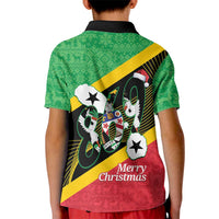 St Kitts and Nevis Christmas Kid Polo Shirt 869 Proud With Map - Wonder Print Shop