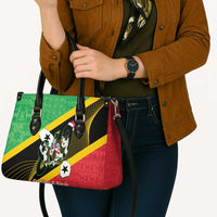 St Kitts and Nevis Christmas Leather Bag 869 Proud With Map - Wonder Print Shop
