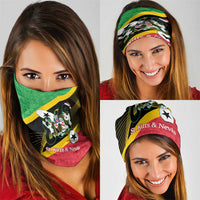 St Kitts and Nevis Christmas Neck Gaiter 869 Proud With Map - Wonder Print Shop