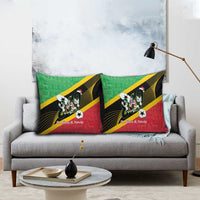 St Kitts and Nevis Christmas Pillow Cover 869 Proud With Map - Wonder Print Shop