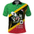 St Kitts and Nevis Christmas Polo Shirt 869 Proud With Map - Wonder Print Shop