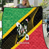 St Kitts and Nevis Christmas Quilt 869 Proud With Map - Wonder Print Shop