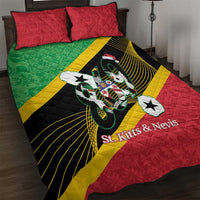 St Kitts and Nevis Christmas Quilt Bed Set 869 Proud With Map - Wonder Print Shop